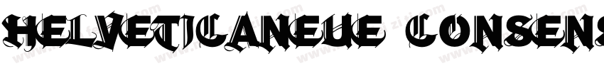 helveticaneue consensed字体转换